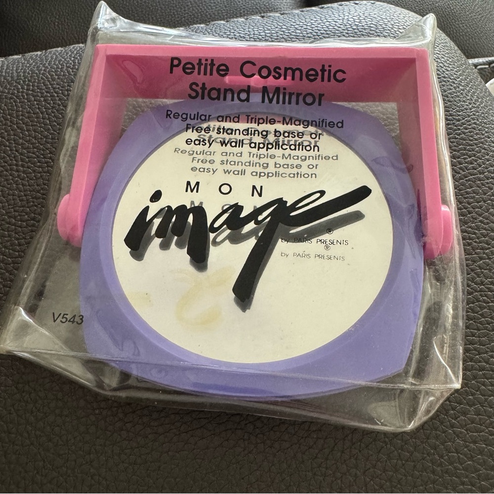 Mon Image by‎ Paris Presents Petite Cosmetic Stand Mirror V543 1991 Vintage